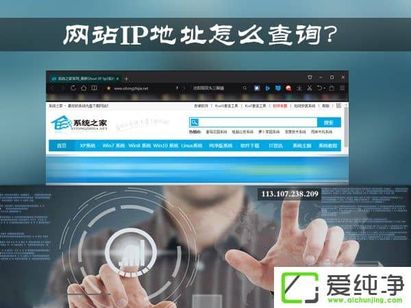 ��ַ������IP��ַ��ô���ң�w7ϵͳ�в�ѯ��վIP�ķ���