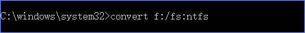 W10纯净版使用命令将fat32转ntfs的操作方法
