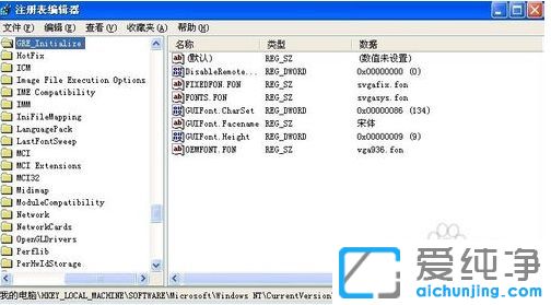 纯净版XP系统怎么恢复默认字体