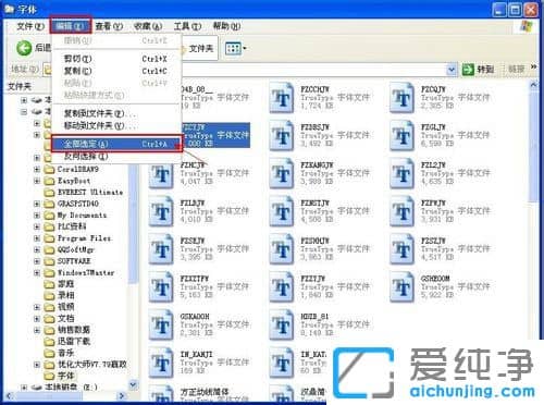 ´¿¾»°æXPϵͳ×ÖÌåÎļþ¼ÐÔÚÄÄ