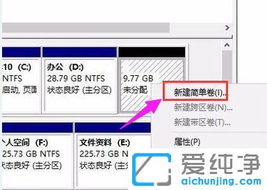 Win764位纯净版系统下怎么给硬盘分区