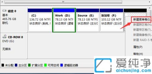 win7系统未分区的磁盘怎么解决