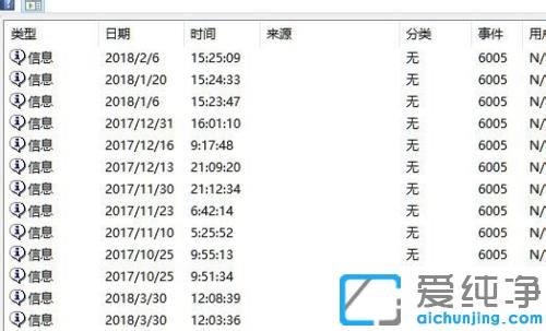 win10纯净版如何查询电脑开关机记录_win10纯净版查询电脑开机关机时间