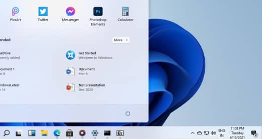 如何把win11任务栏设置成透明?