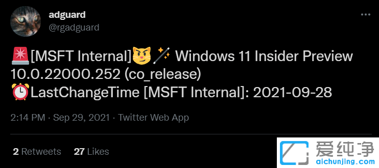 ΢������Win11 22000.252(RPBeta)������