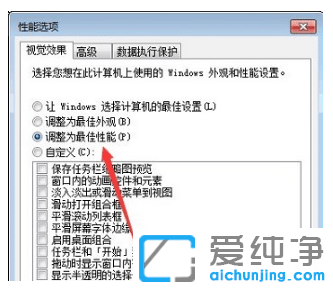 win7纯净版系统视觉效果优化最佳设置