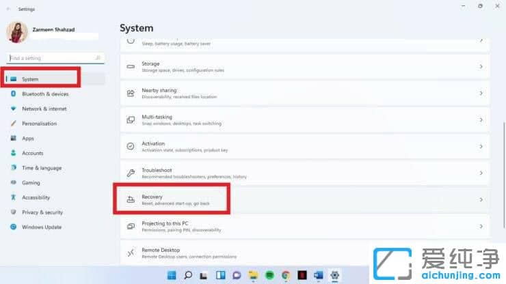 win11系统怎么重置系统
