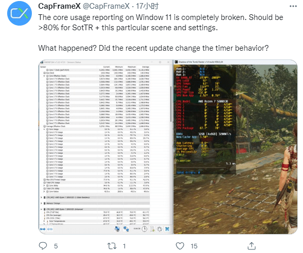 һ������N��Χ�ۣ�Win11��ָCPUռ���ʶ�����������