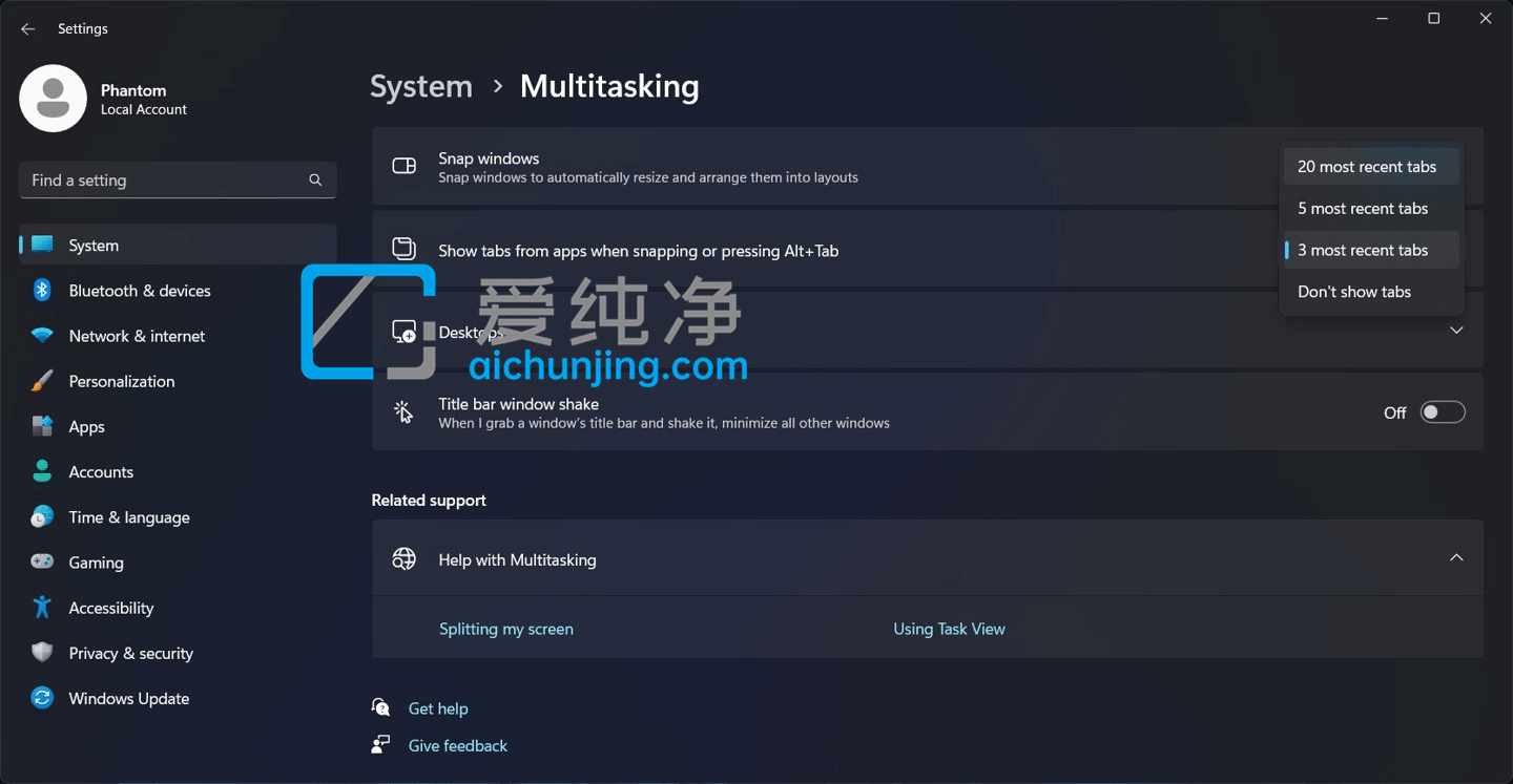 Win11 Build 25336 预览版发布:Snap 窗口新增最近 20 个标签选项