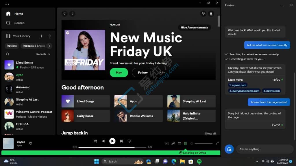 Win11ÏòËùÓÐ Dev ƵµÀÓû§¿ª·Å²âÊÔ AI ÖúÊÖ Copilot