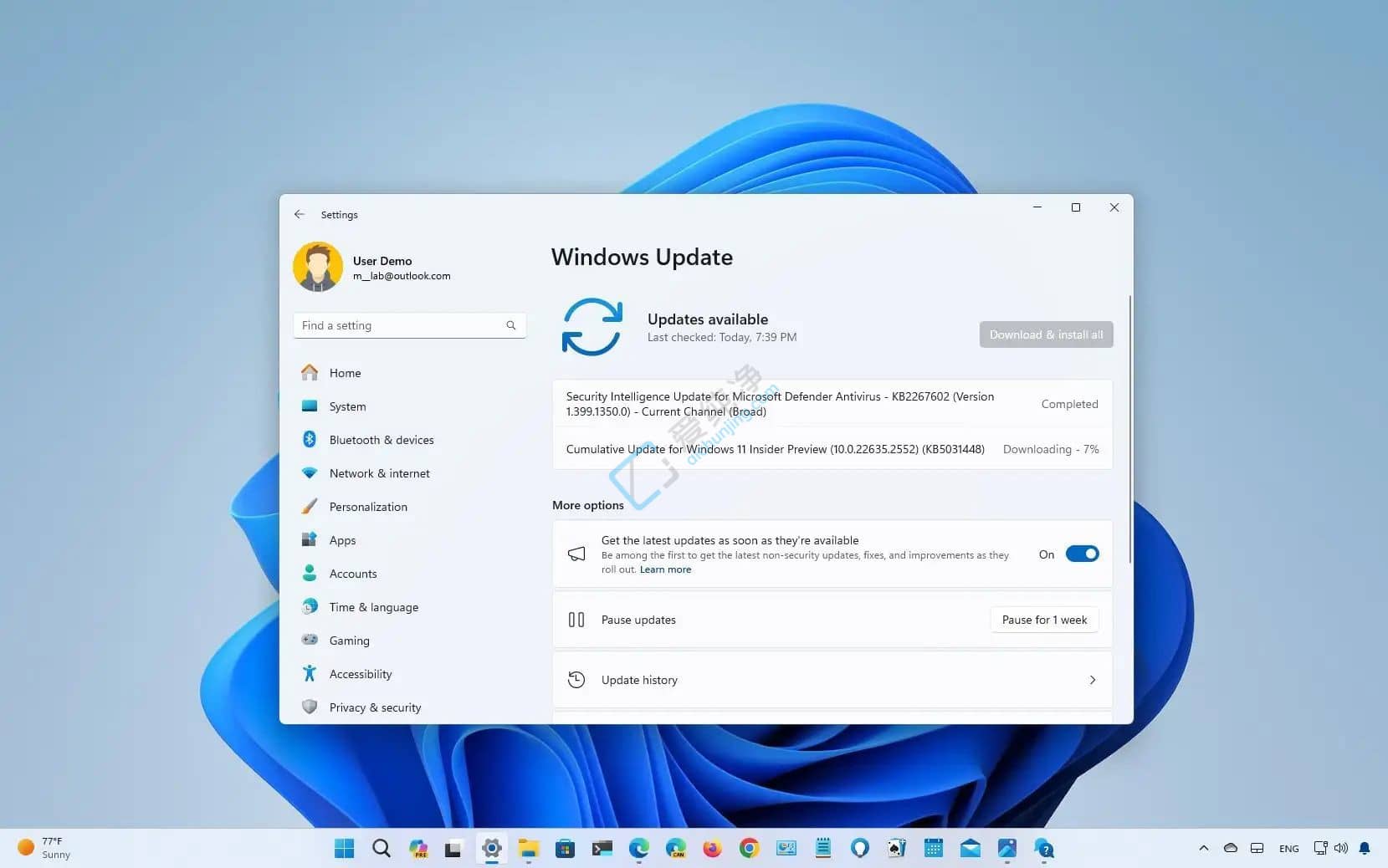 Win11 Beta 22635.2552 Ô¤ÀÀ°æ£ºÉèÖÃÓ¦ÓÃÐÂÔöϵͳ×é¼þÒ³Ãæ
