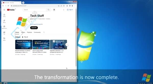 一个命令行让你的Windows 1011重回Windows 7