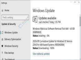 Win10 21H2/22H2 ���� 9 ���ۻ����£�6 ��Ľ����޸� 142 ��©��