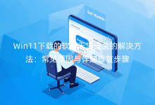 Win11���ص������޷���װ�Ľ������������ԭ������ϸ�޸�����